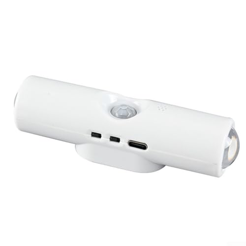 Babominimer Luce Notturna LED con Sensore di Movimento e Supporto Magnetico, Lampada da Parete Ricaricabile USB per Corridoio, Camera da Letto, Scale, Armadio, Installazione Semplice, (Colore RGB) - Funzionalità e accessori