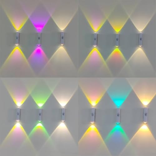 Babominimer Luce Notturna LED con Sensore di Movimento e Supporto Magnetico, Lampada da Parete Ricaricabile USB per Corridoio, Camera da Letto, Scale, Armadio, Installazione Semplice, (Colore RGB) - Dettaglio recensione 4