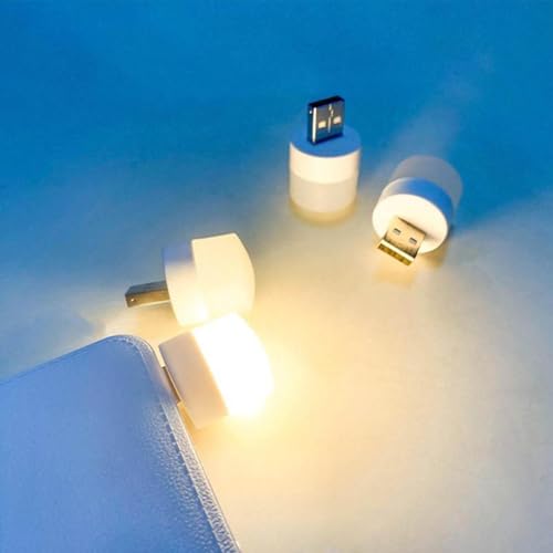 Luce Notturna USB | Lampada LED A Spina | Luce Ambientale Per Auto | Piccola Luce Notturna Compatta | Luci D'atmosfera USB Portatili Per La Casa | Luci LED Per Camera Da Letto Per WC | Lampadina - Funzionalità e accessori